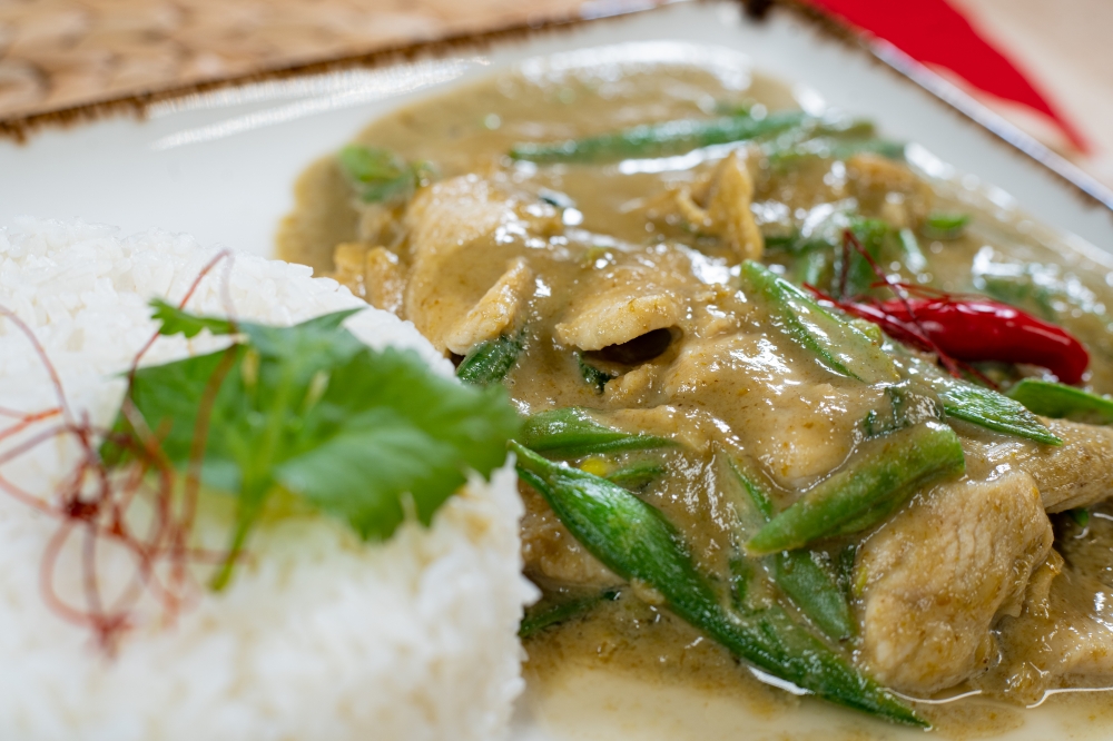 Zöld curry 